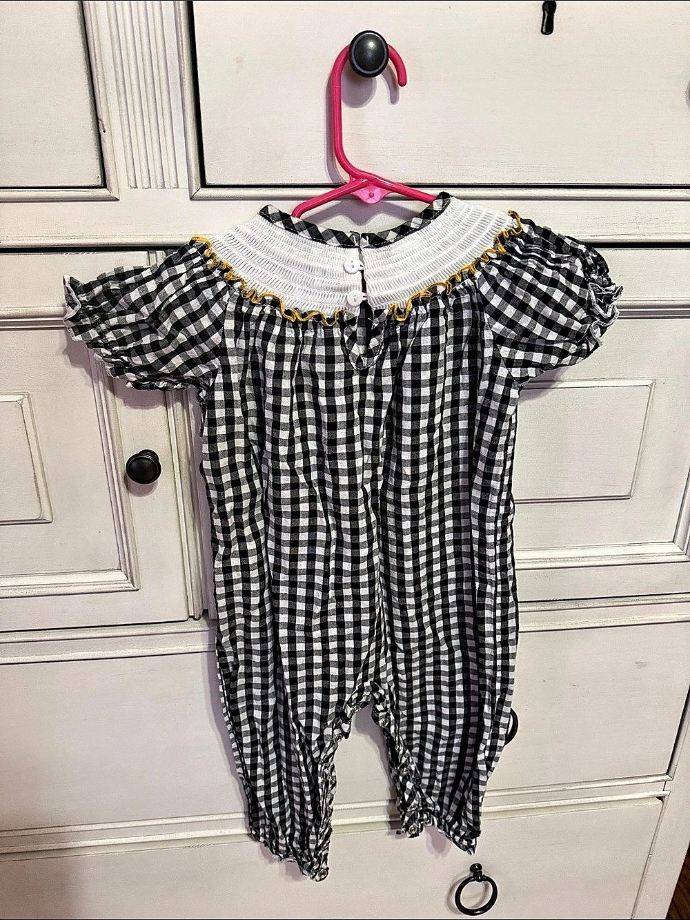Baby Gingham Footie Romper